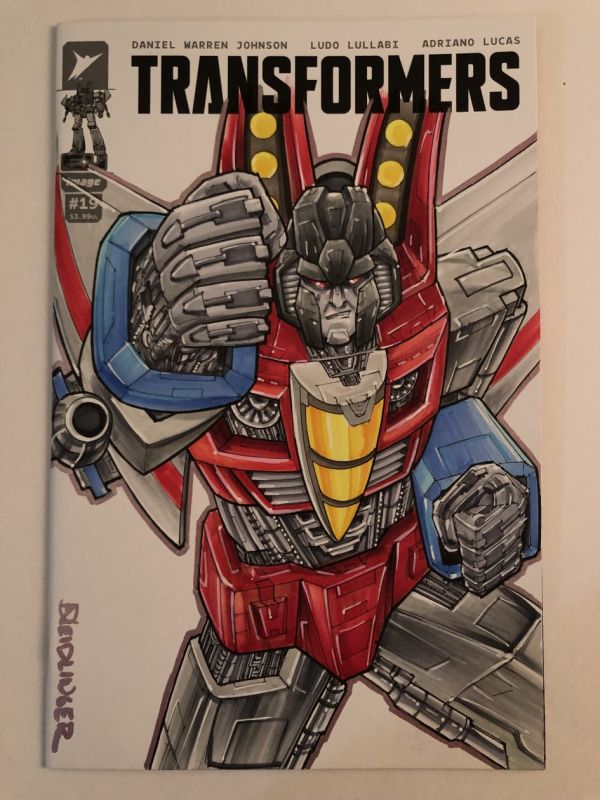 Image for Transformers Sketch Cover Signed