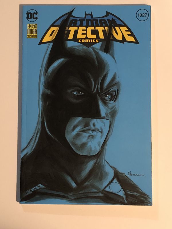 Image for Christian Bale Batman Ink Wash on Detective Comics Cover