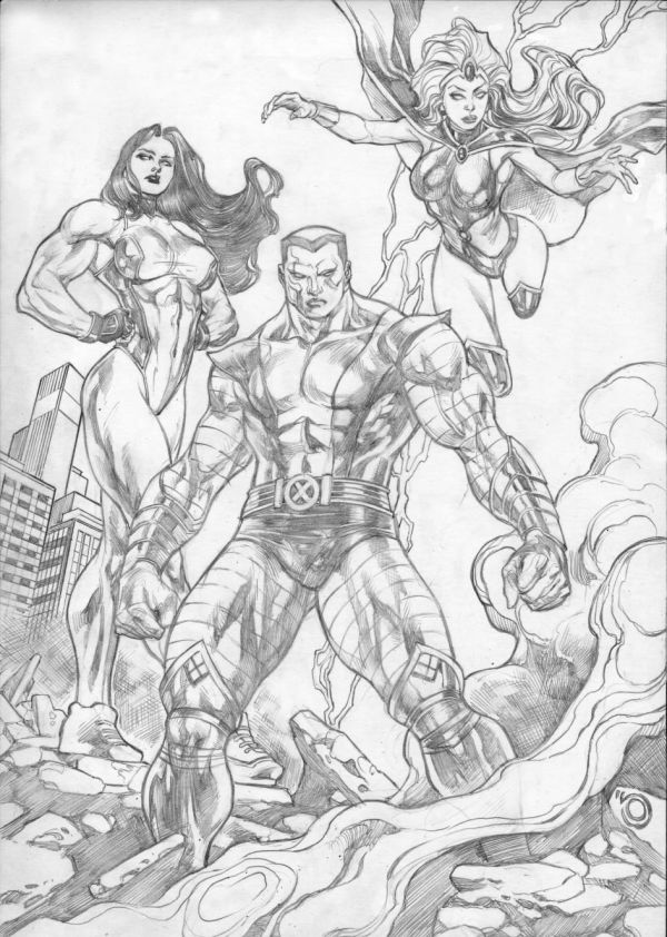 Image for X-men Colossus Storm She Hulk-b763a2b5