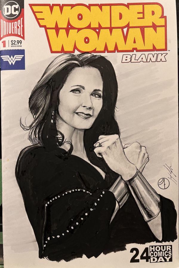 Image for Wonder Woman Lynda Carter Sketch Cover