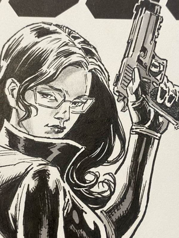 Image for Baroness Blank Cover Sketch by Chang Boon Kiat