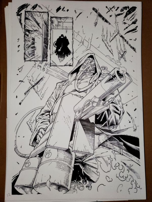 Image for Pg 12 The People ashcan #2 inks