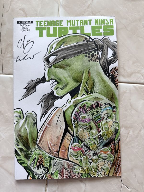 Image for TMNT Last Ronin Sketch Cover by Escorza Bros