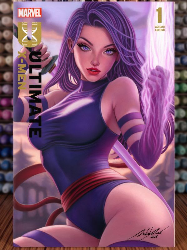 Image for Psylocke - Ultimate X-men Sketch Cover Original Artwork 