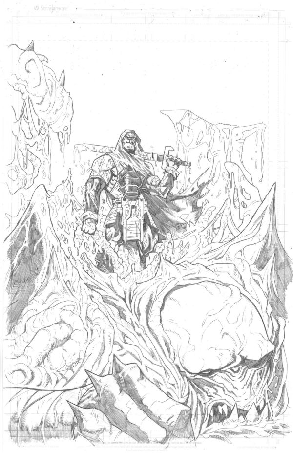 Image for Battle Beast Issue 6 Cover Original Pencils