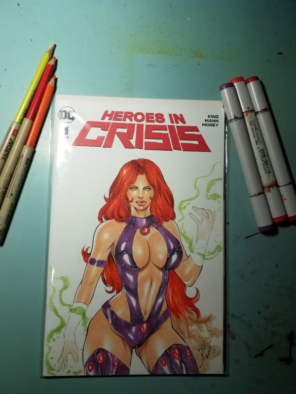 Image for Starfire Heroes in Crisis Sketch Cover