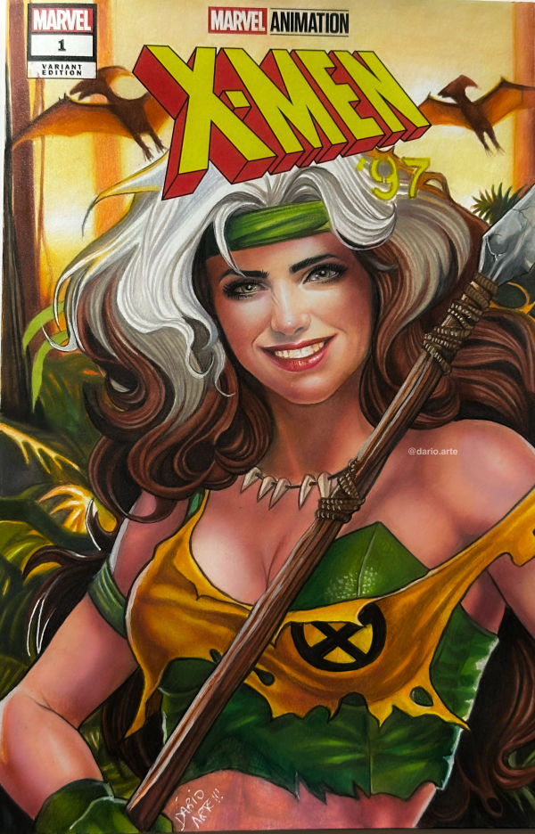 Image for X-Men '97 Rogue Sketch Cover by Dario Arte