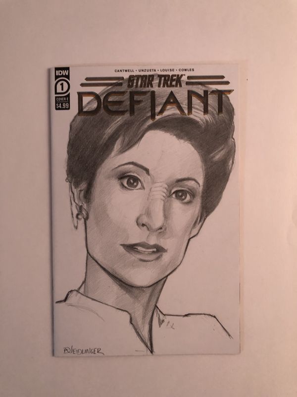 Image for Kira Nerys Star Trek Defiant Sketch Cover