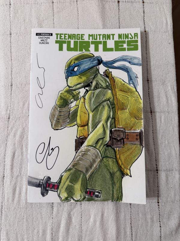 Image for TMNT Leonardo Sketch Cover by Escorza Bros