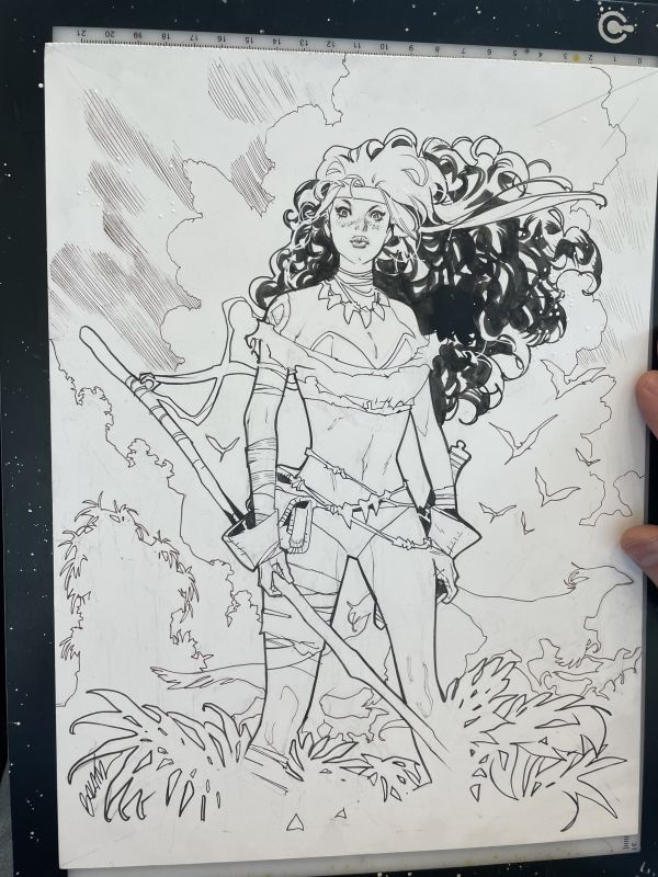 Image for Savage Land Rogue Original Inked Art