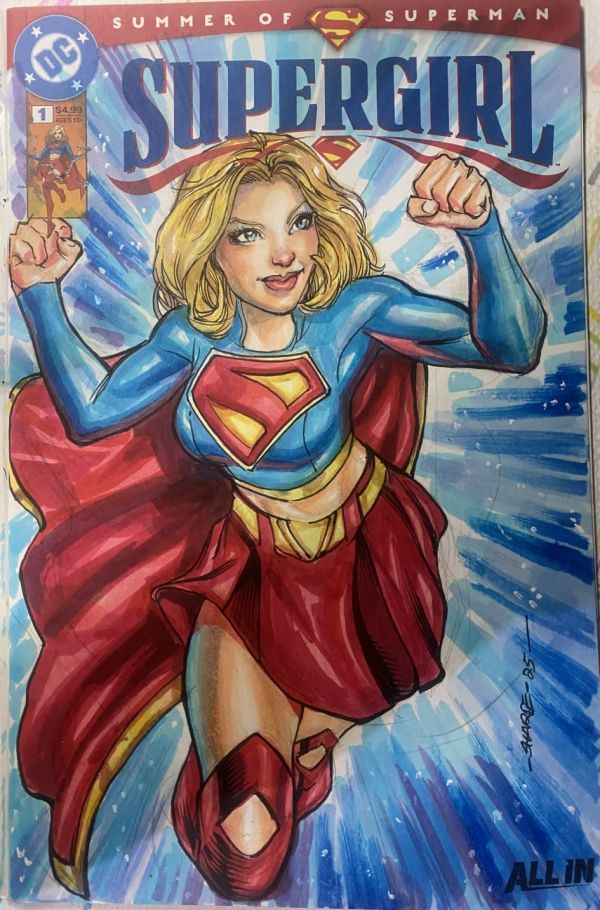 Image for Supergirl Sketch Cover by Kevin Sharpe