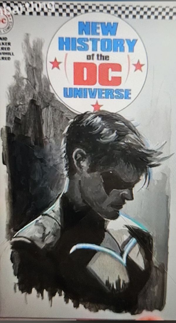 Image for Nightwing Acrylic Paint Sketch Cover by Aaron Bartling 