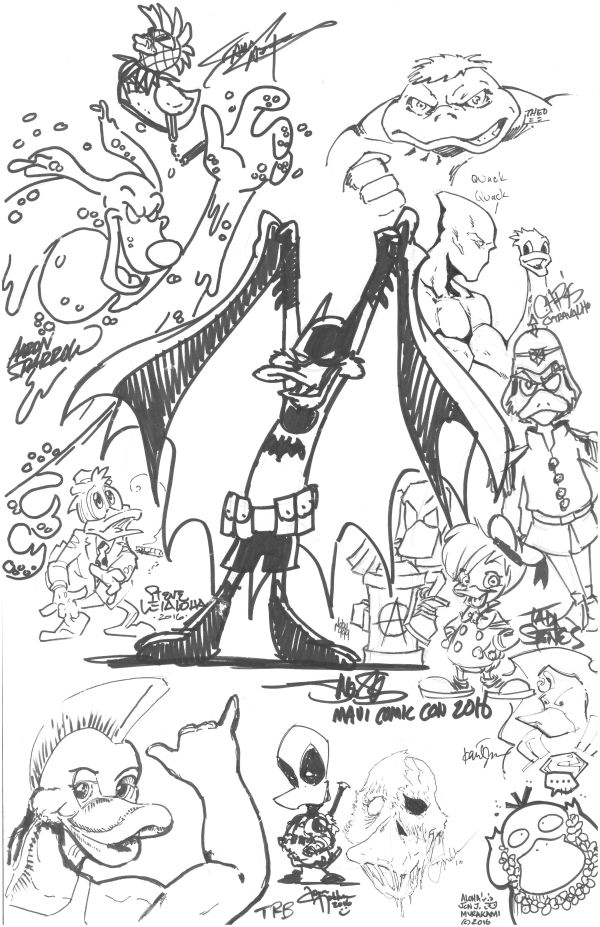 Image for Maui Comic Con 2016 jam piece Darkwing Duck 25th anniversary
