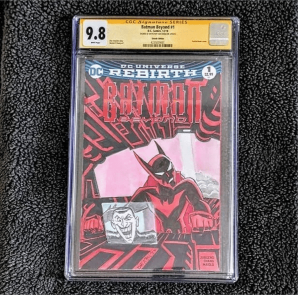 Image for Batman Beyond Blank Cover 1 Batman by Dan Riba CGC 9.8