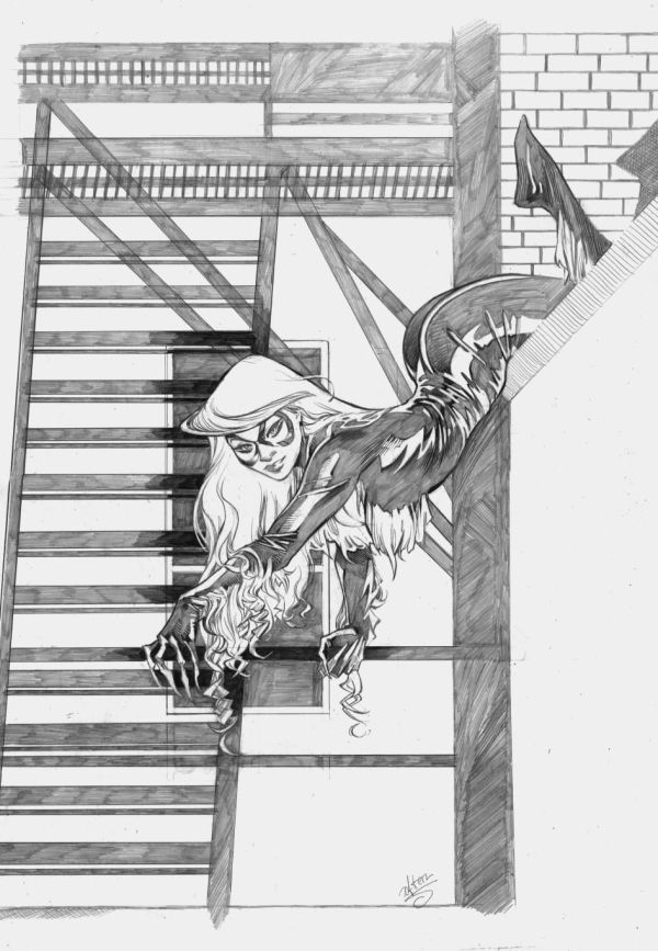 Image for black cat pencils commission for Pkah