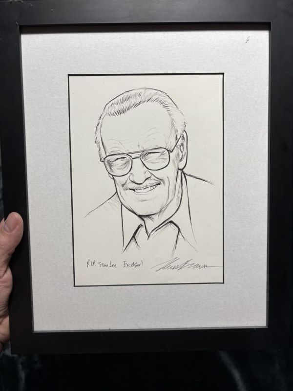 Image for Stan Lee Tribute Portrait Sketch