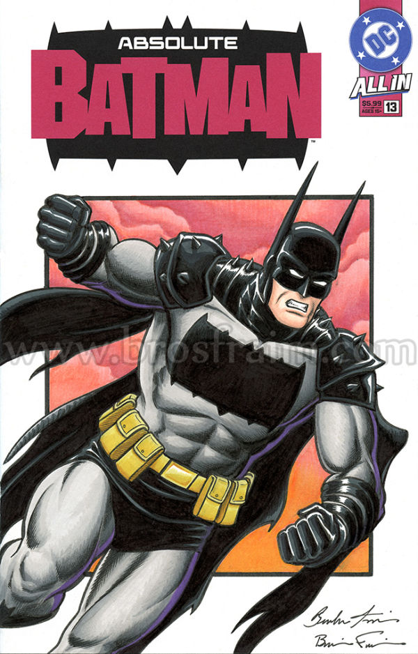 Image for ABSOLUTE BATMAN Sketch Cover by the Fraim Bros.!