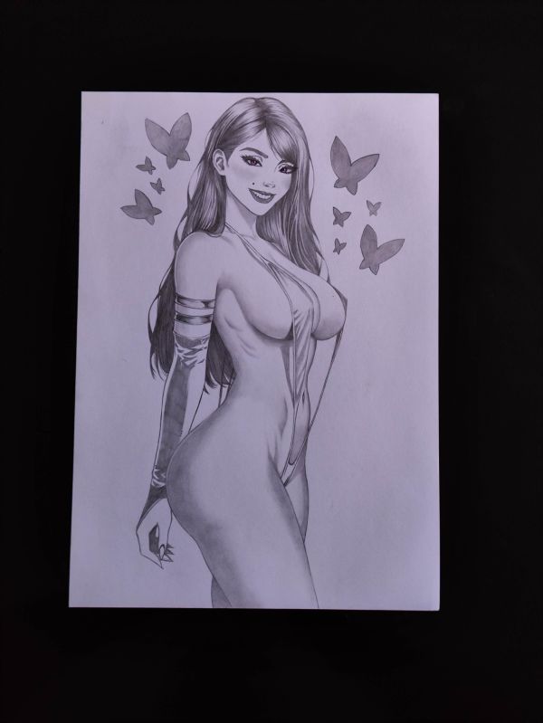 Image for Psylocke - Original Art 09X12 150g