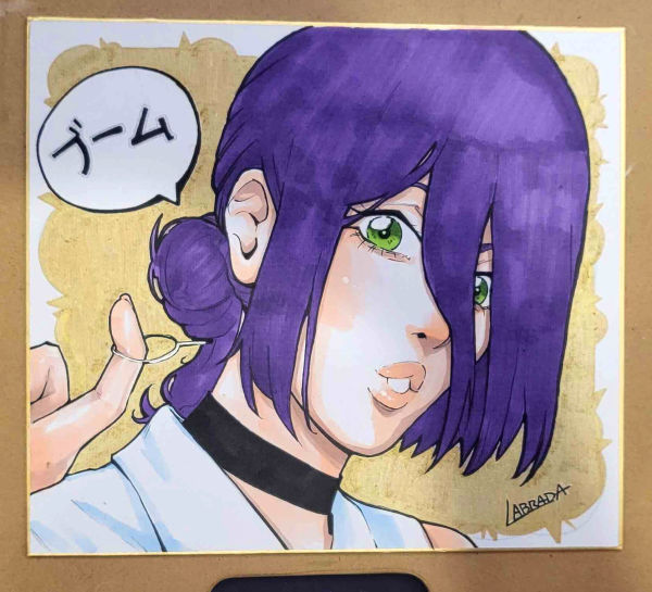 Image for Reze Chainsaw Man Shikishi Illustration