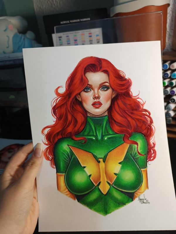 Image for Jean Grey 9x12 by Marcelo