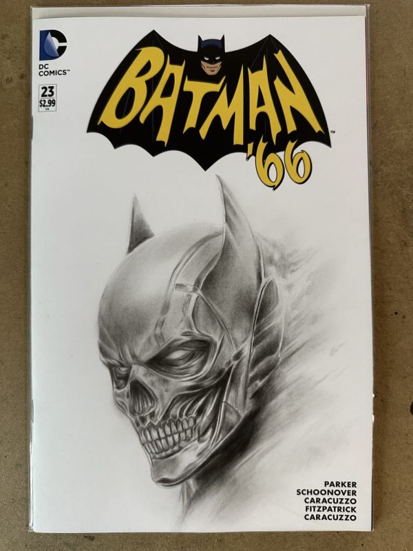 Image for Batman '66 #23 Skull Sketch Cover