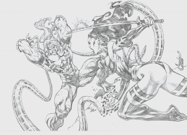 Image for Omega Red and Psylocke