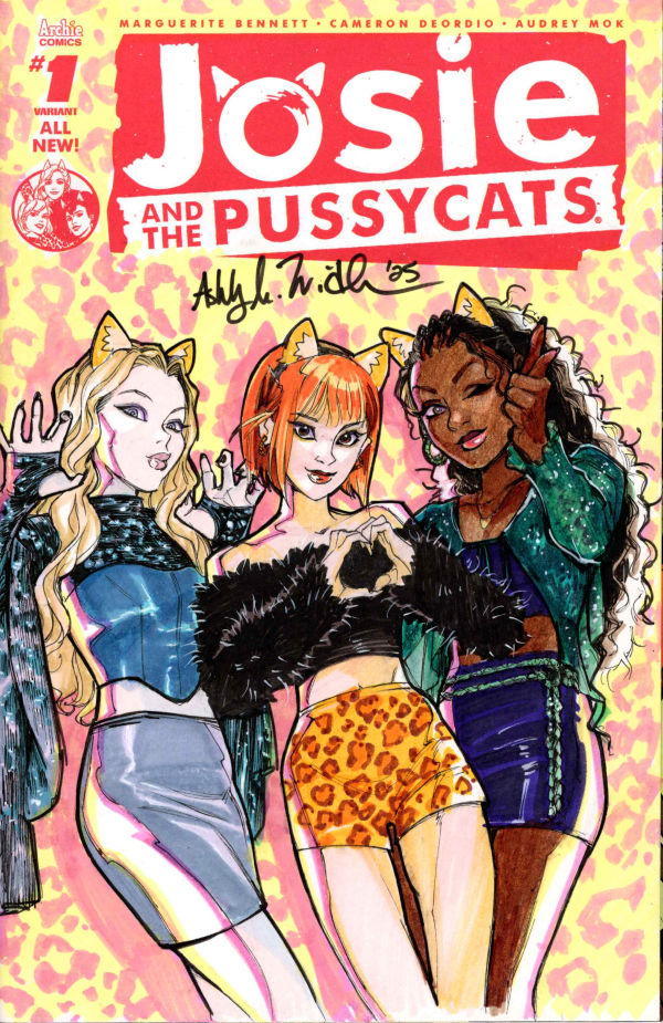 Image for K-pop Josie and the Pussycats Sketch Cover by Ashley Witter