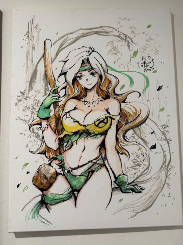 Image for Savage Land Rogue on canvas by Rachta Lin