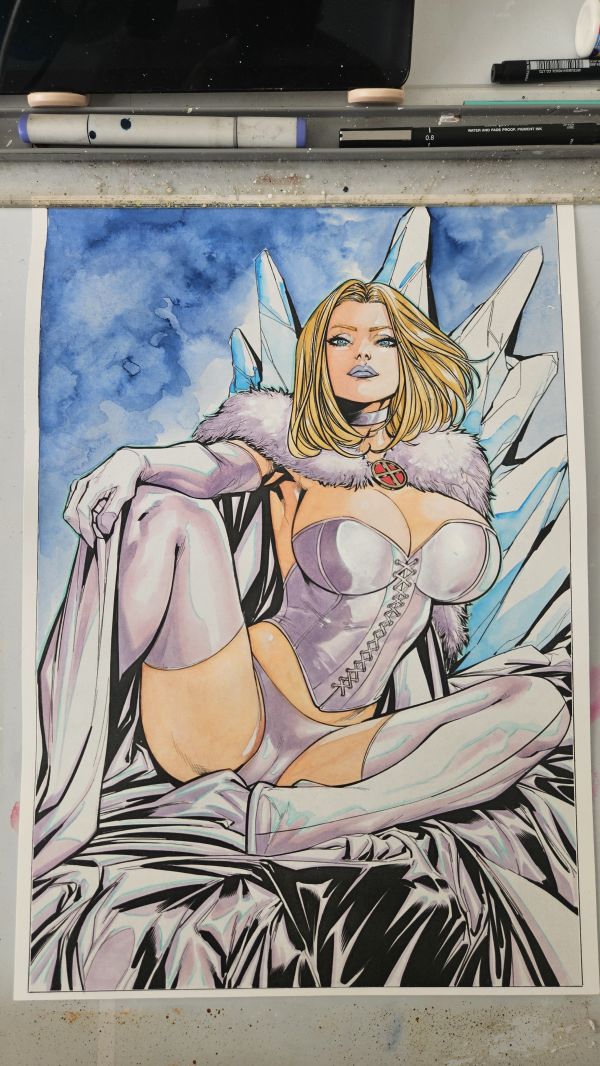 Image for Emma Frost Pin Up