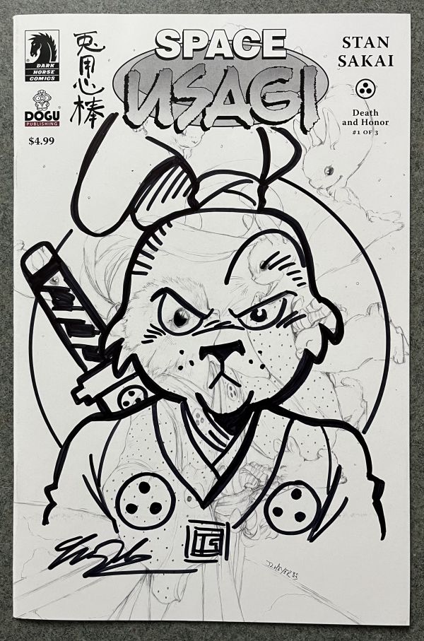 Image for Usagi Yojimbo Remarque Sketch Comic Tim Shinn