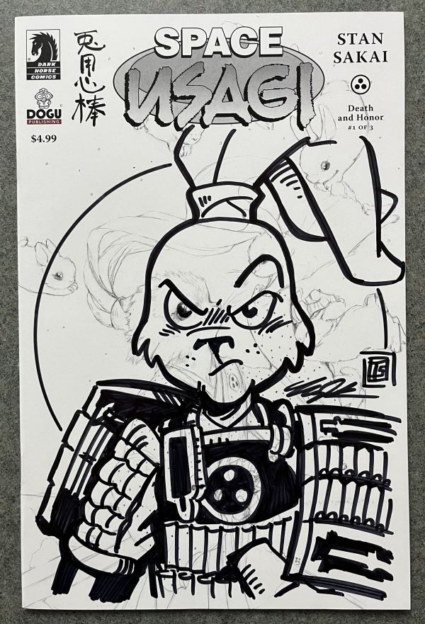 Image for Usagi Yojimbo Remarque Sketch Tim Shinn