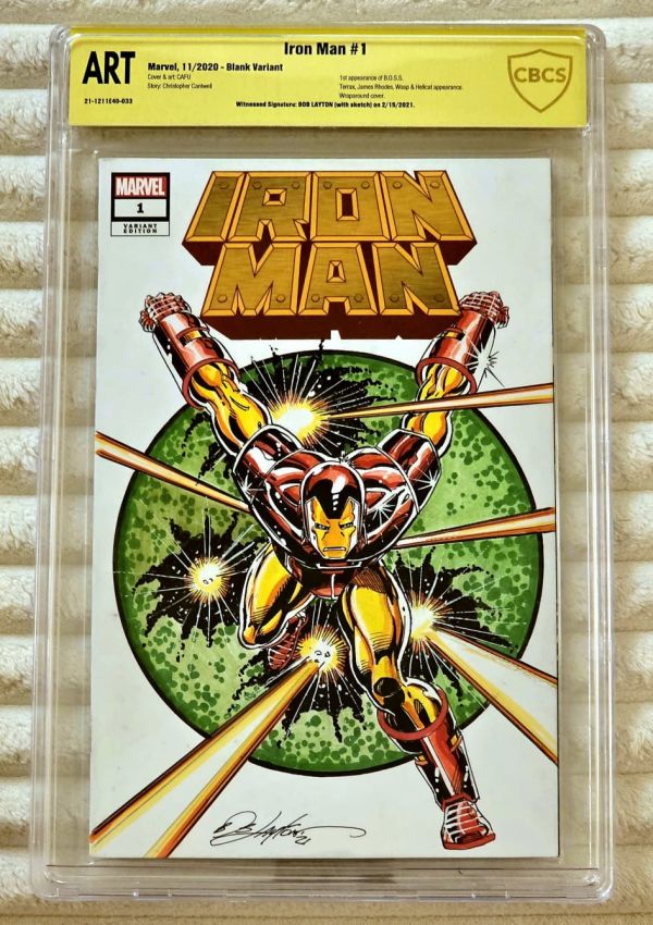 Image for Original Art Sketch Cover - Bob Layton IRON MAN
