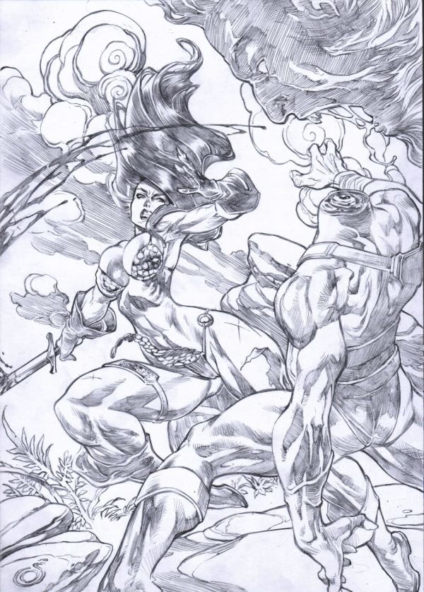 Image for Red Sonja action cut