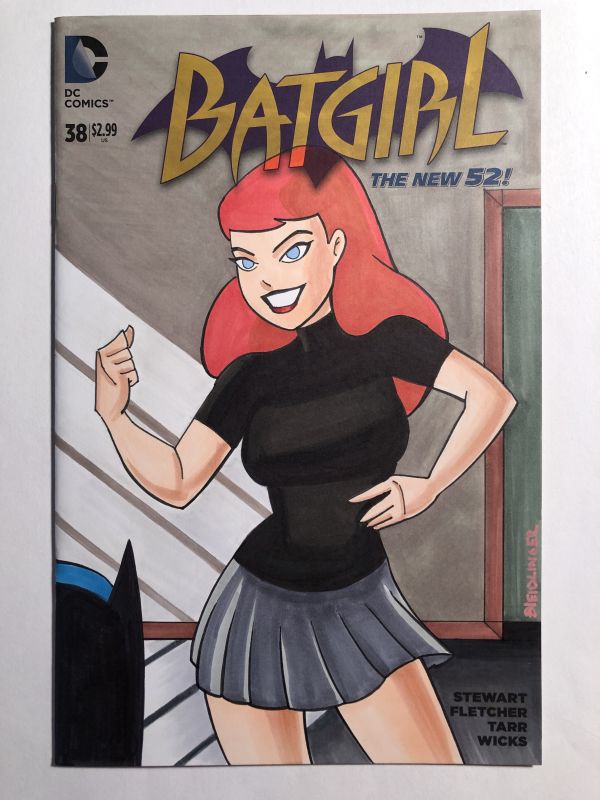 Image for Babs on Batgirl Animated Sketch Cover