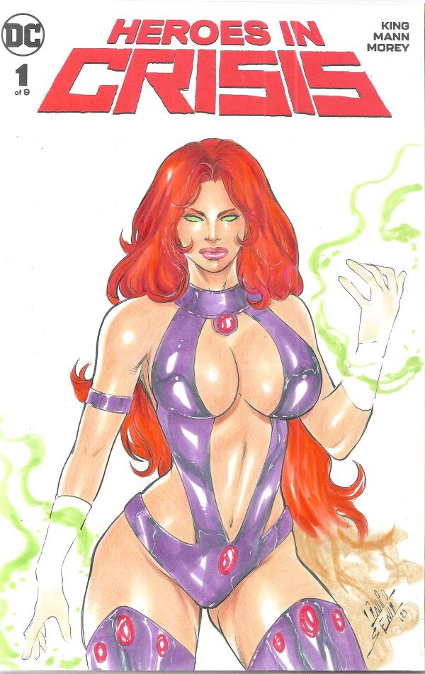 Image for Starfire Heroes in Crisis Sketch Cover