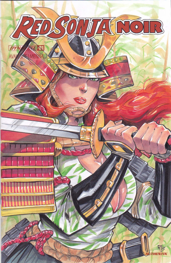 Image for Red Sonja Noir Samurai Sketch Cover