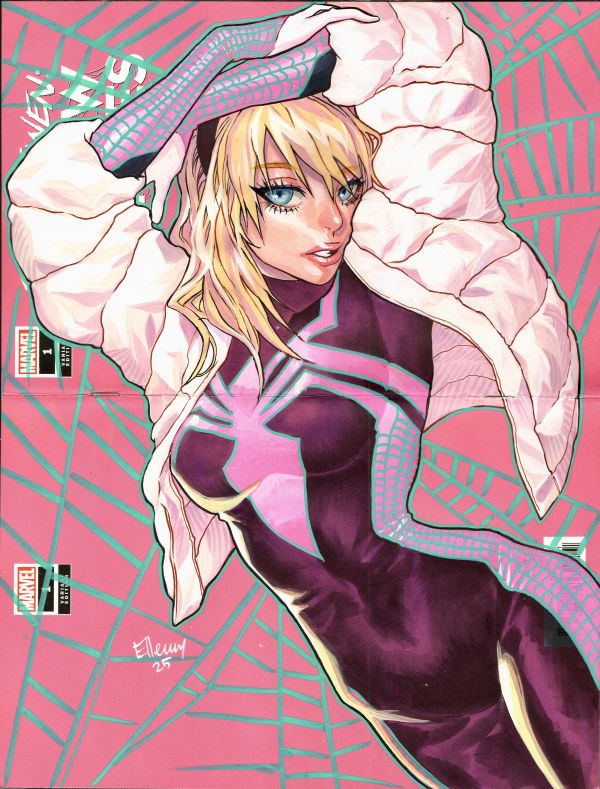 Image for Ghost Spider Gwen Sketch Cover Spread