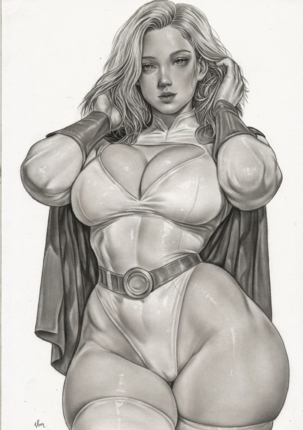 Image for Power Girl Pin Up