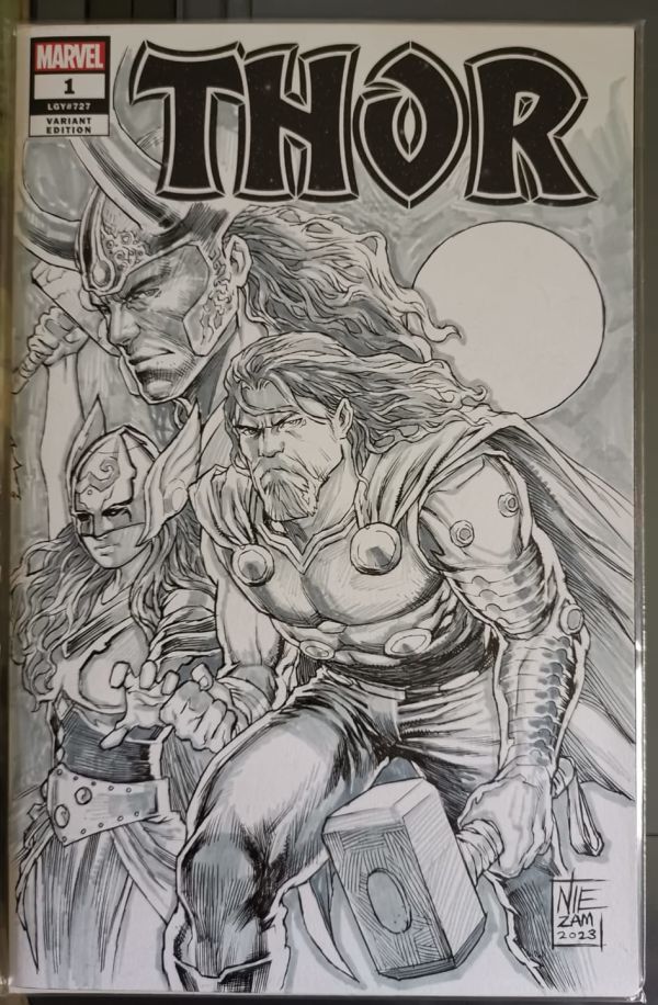 Image for Thor #1 blank cover art