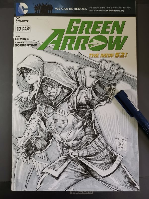 Image for Green Arrow #17 blank cover art