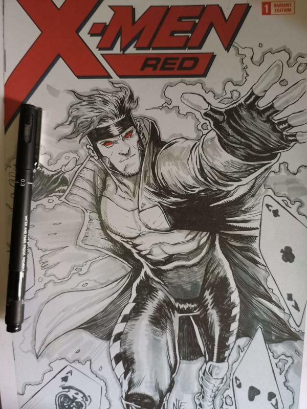 Image for X-Men Red #1 blank cover art.