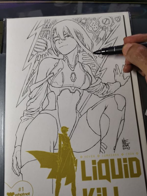Image for Liquid Kill #1 blank cover art.