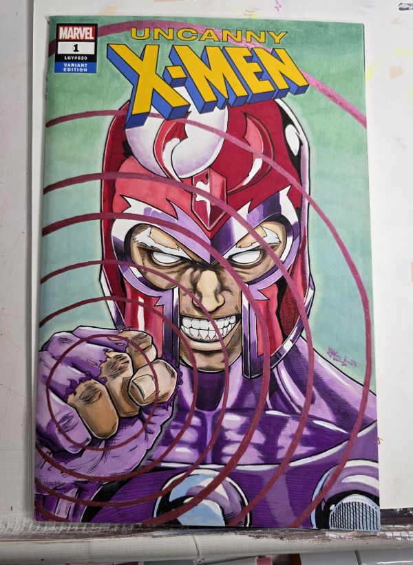 Image for "Welcome to die" Magneto Sketch Cover by Smo-G