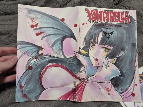 Image for Vampirella Wraparound Sketch Cover by Ro Yoshimiya