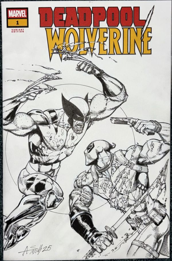 Image for Deadpool vs Wolverine Sketch Cover
