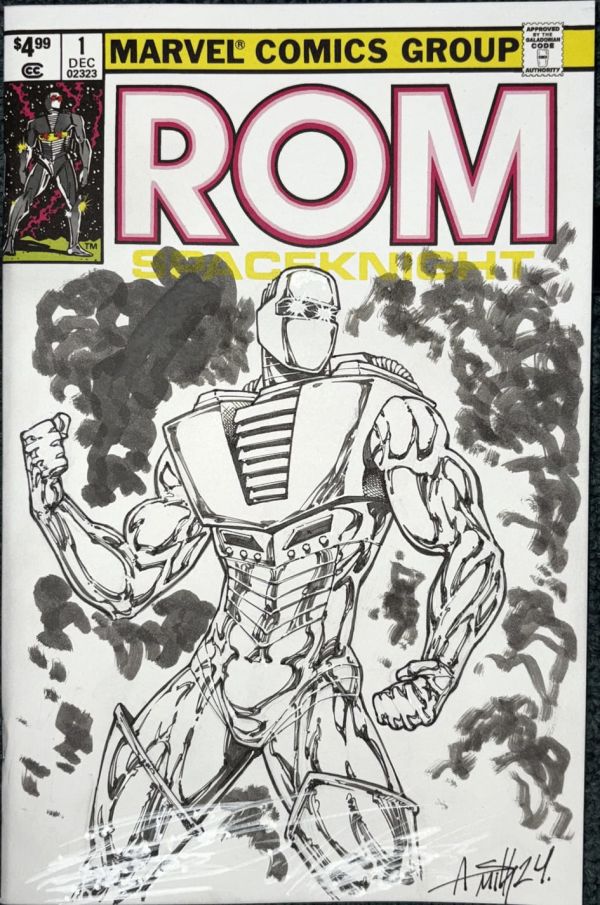 Image for ROM Spaceknight Sketch Cover