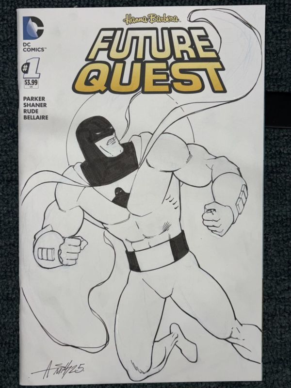 Image for Future Quest #1 Space Ghost Sketch Cover