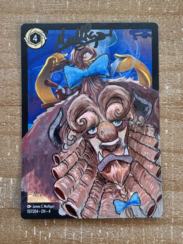 Image for Hand Painted Lorcana Beast Card