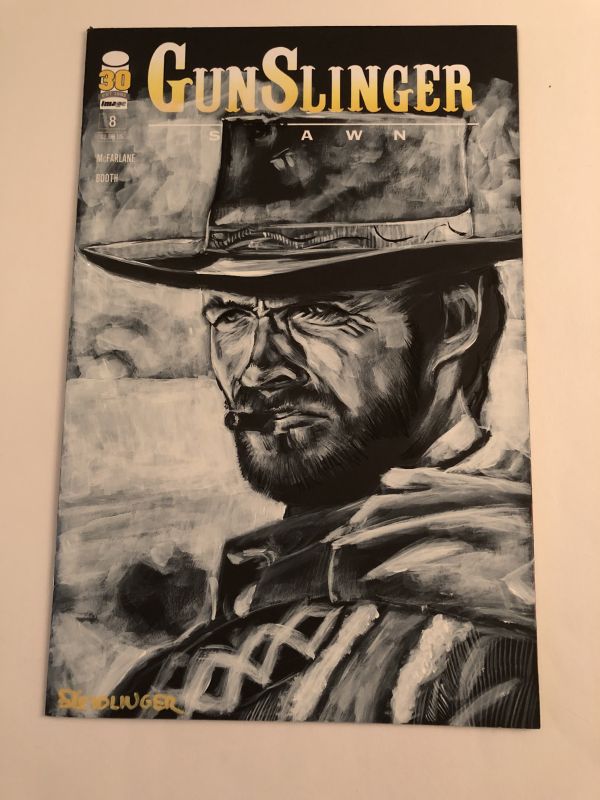 Image for Clint Eastwood Gunslinger Sketch Cover