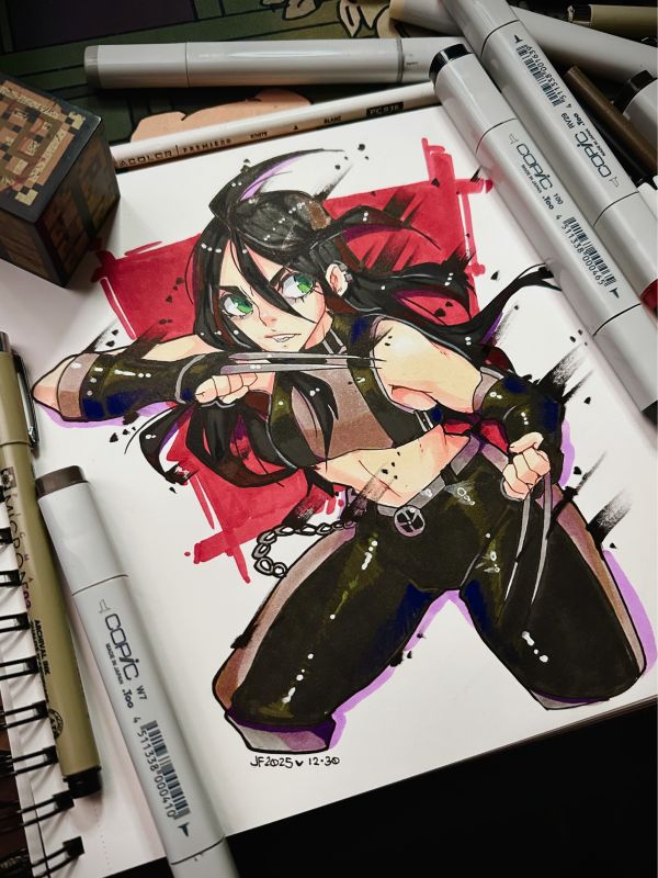 Image for X-23 Copic Marker Illustration
